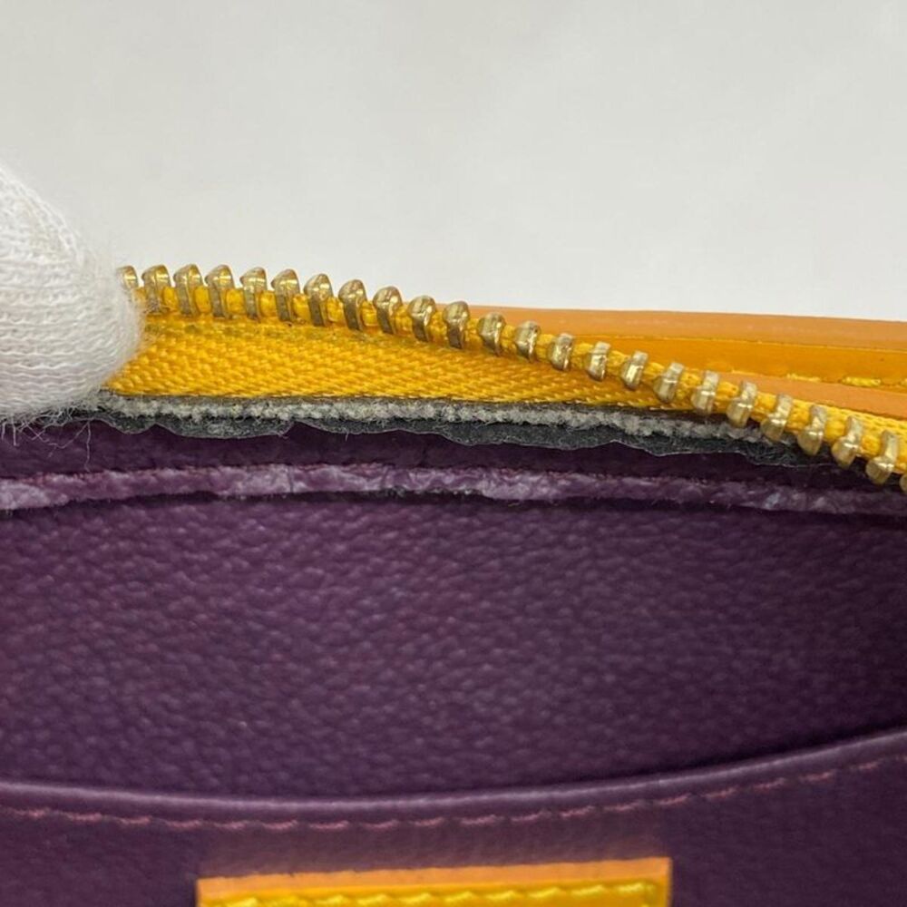 Louis Vuitton Dauphine Yellow Leather Clutch Bag (Pre-Owned) - Picture 10 of 10